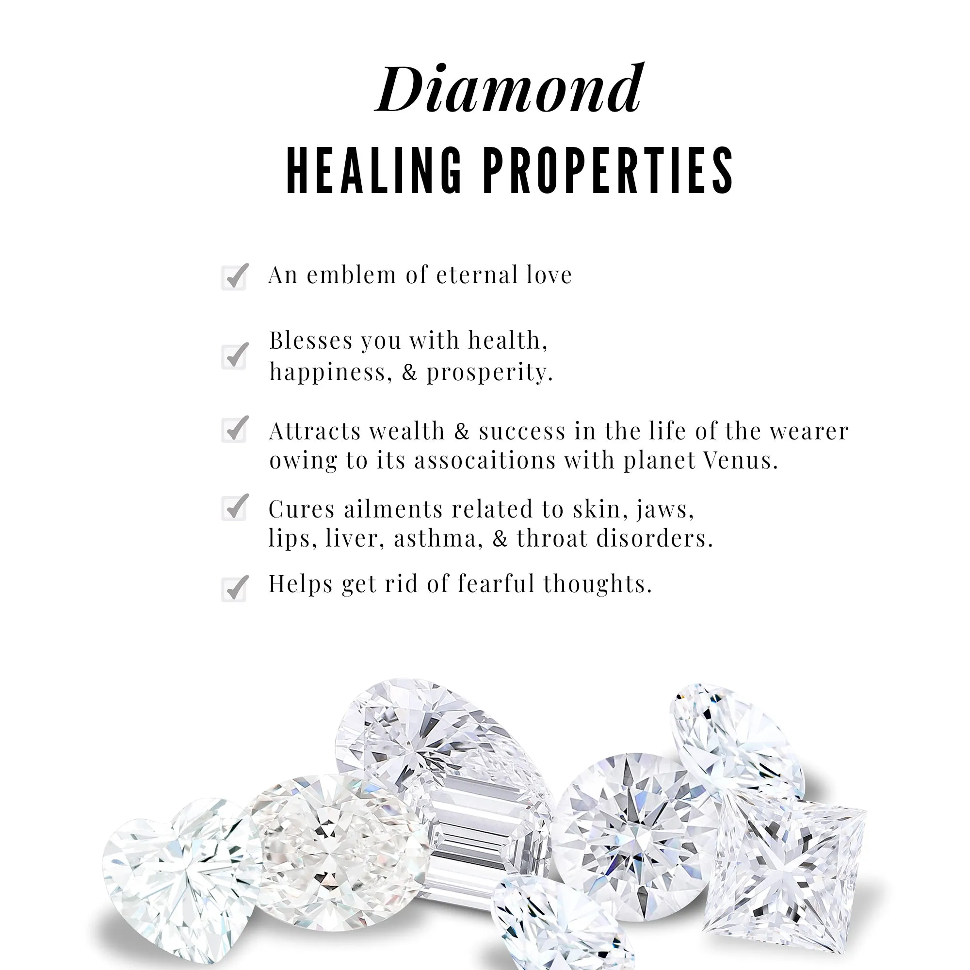 1/2 CT Round Diamond Antique Heart Stud Earrings