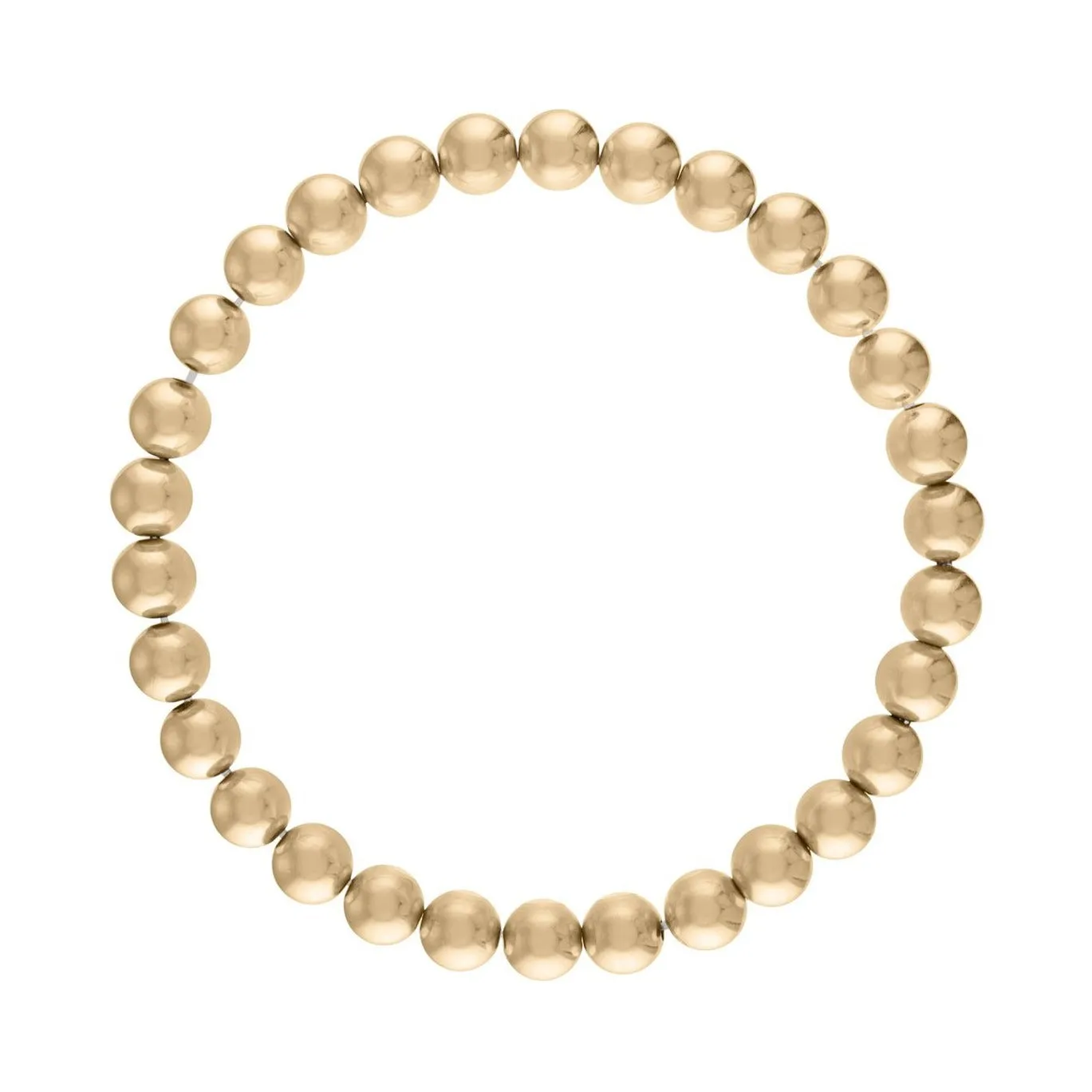 14k Gold Filled Bead Ball Stretch Bracelet By Menagerie