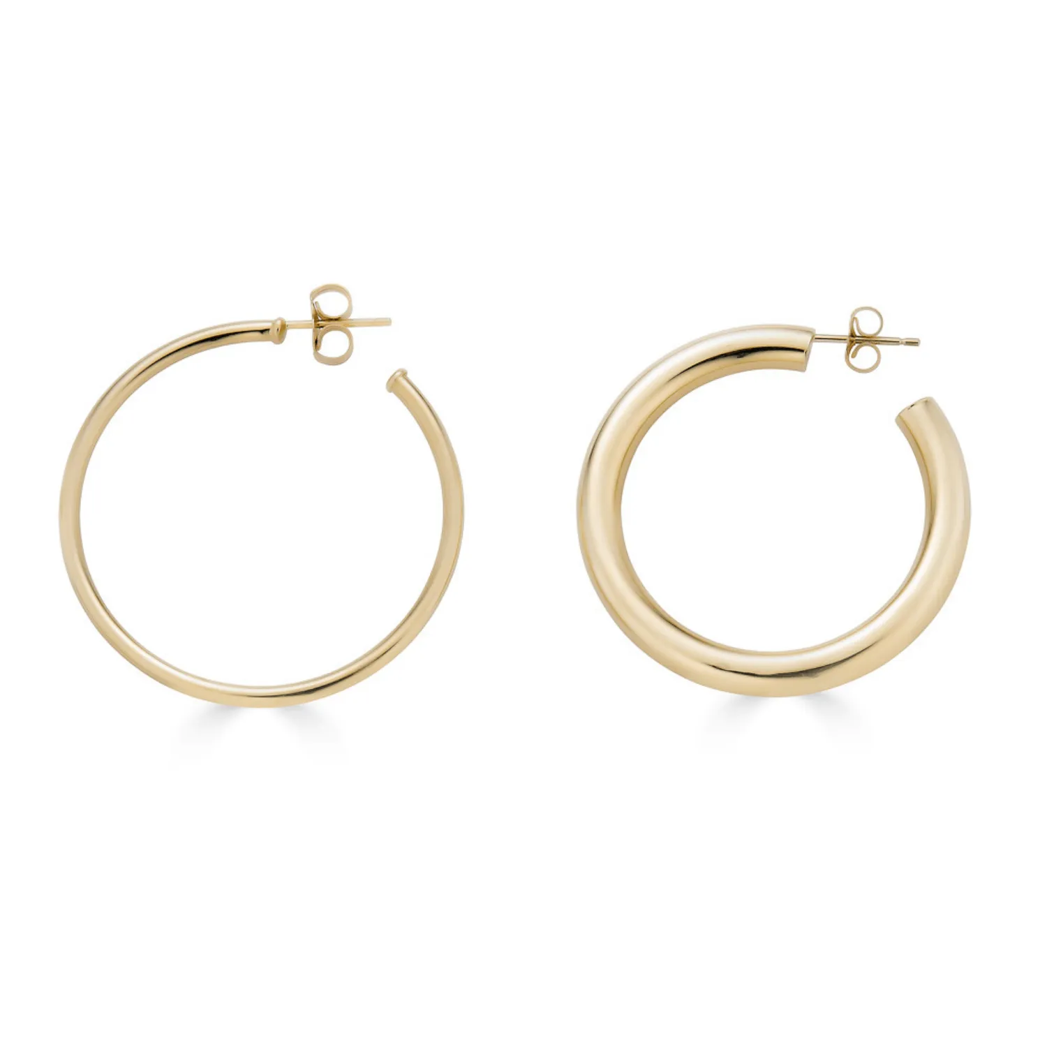 25mm Gold Hoop Earrings