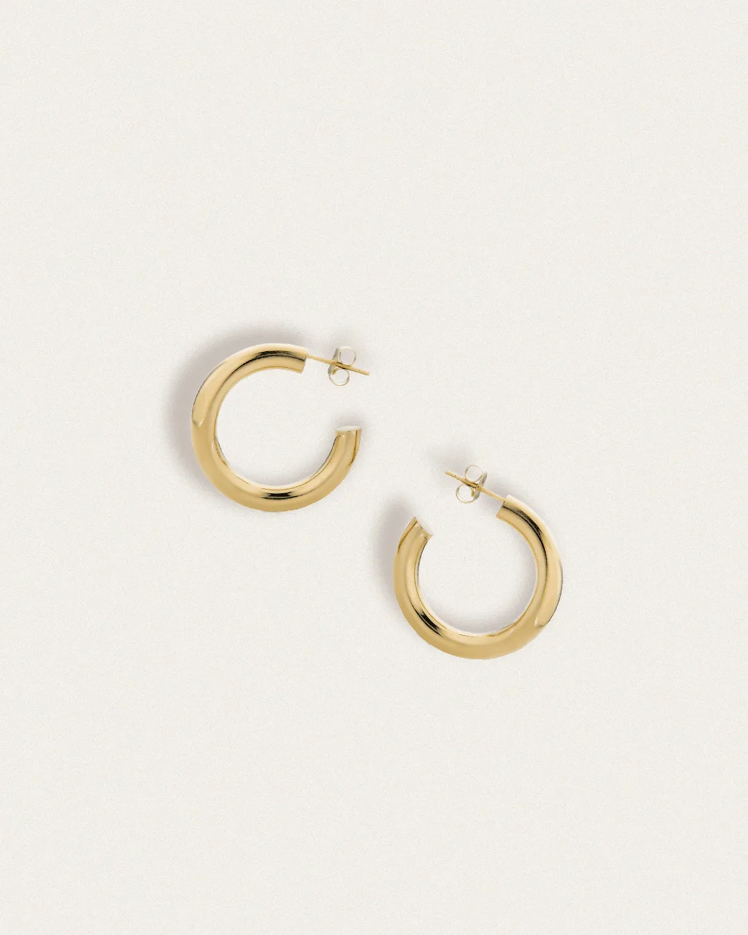 25mm Gold Hoop Earrings