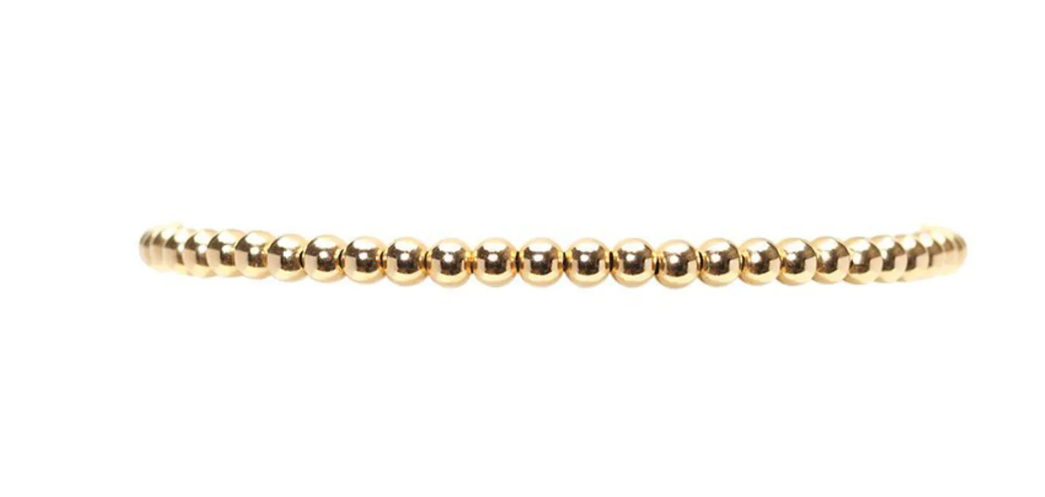 2MM Yellow Gold Filled Bracelet