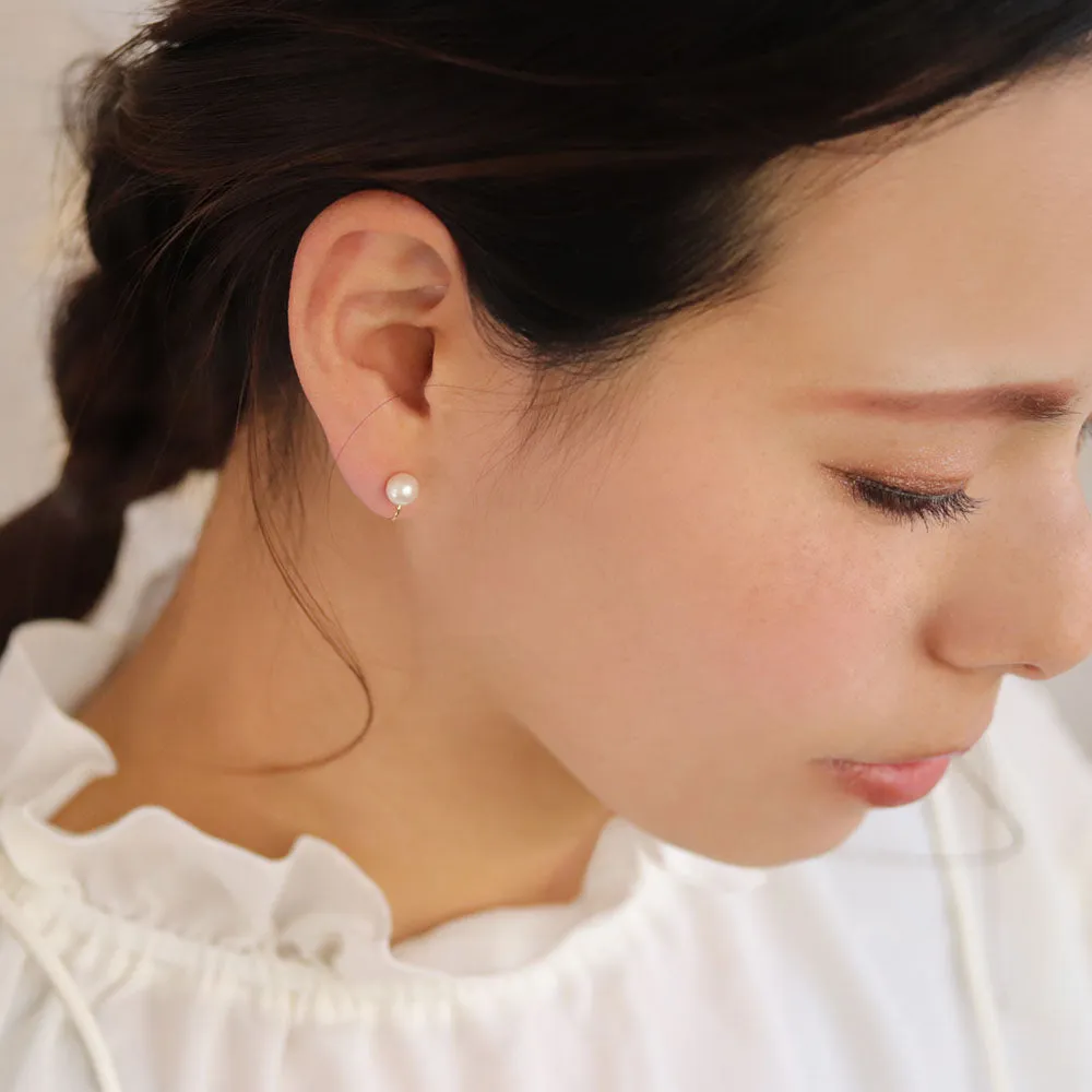 6mm Pearl Airy Fit Clip On Earrings