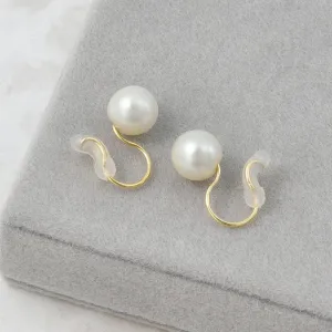 6mm Pearl Airy Fit Clip On Earrings
