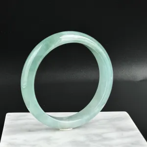 80157 57.0mm Highly Translucent Blue Jadeite Bangle