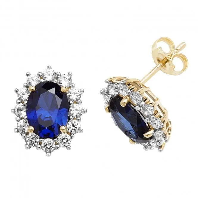 9ct Yellow Gold Stud Earrings ES1204S