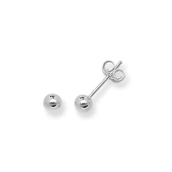 Acotis Silver Stud Earrings Ball G5511