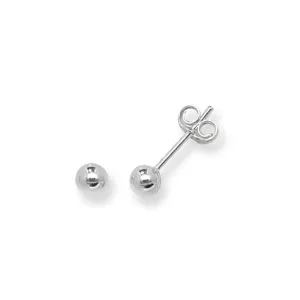 Acotis Silver Stud Earrings Ball G5511