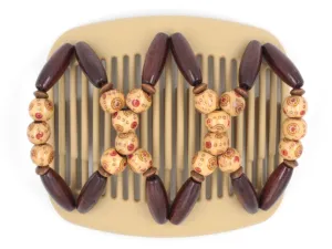 African Butterfly Hair Comb - Beada Blonde 58