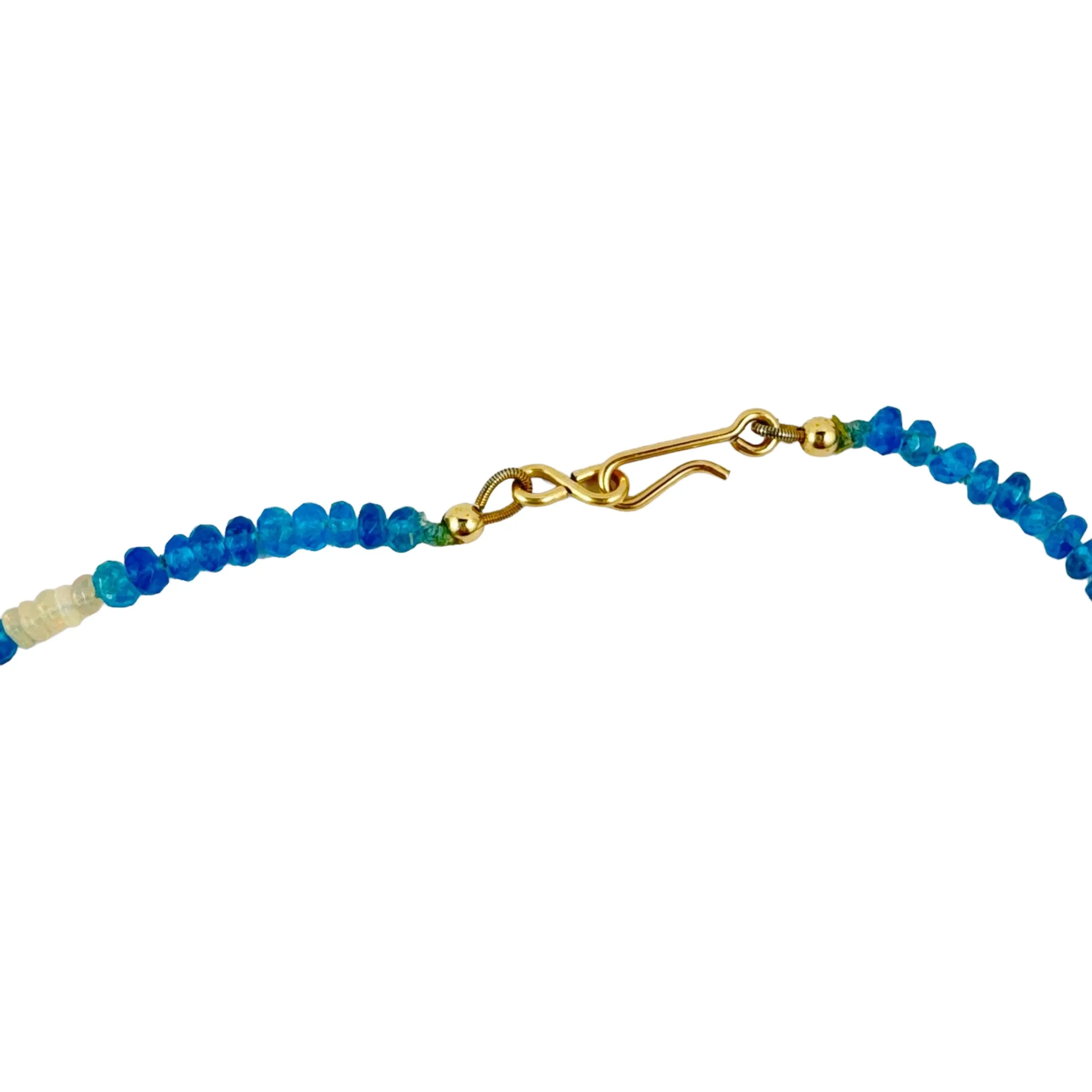 Apatite and Ethiopian Opal Necklace - Julia Stora
