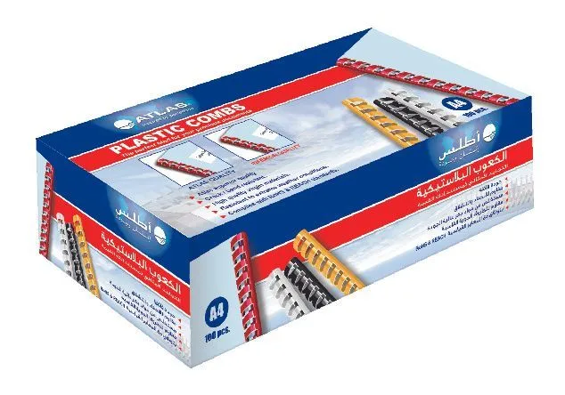 Atlas A4 Binding Comb White 8mm