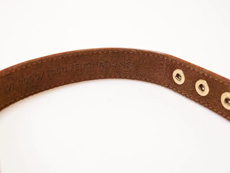 Authentic Pre-owned Louis Vuitton Vernis Leather Bronze LV Japan VIP Limited Bracelet Bangle 210691