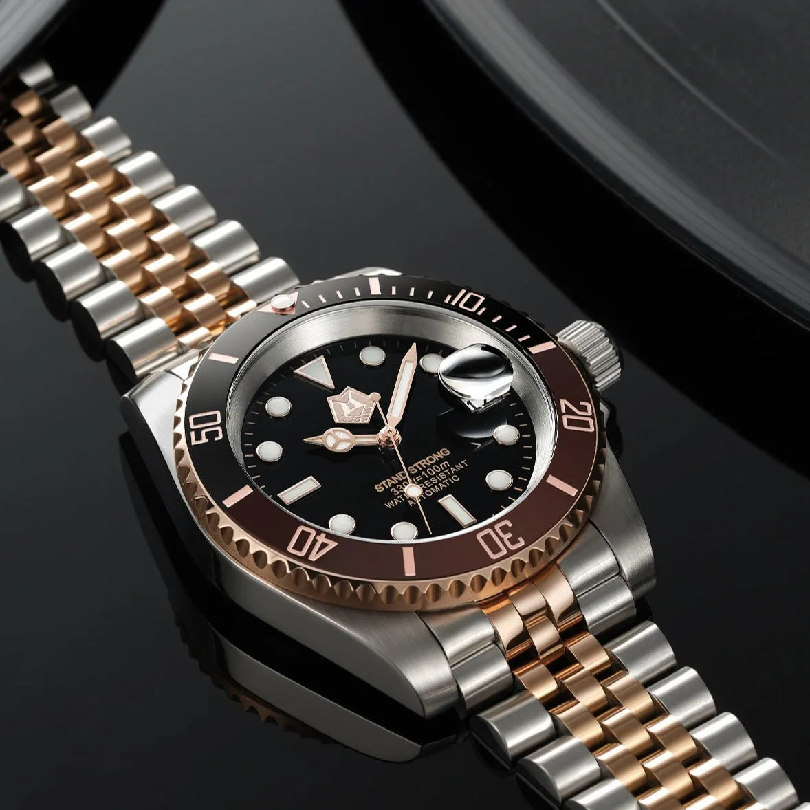 Automatic Men watch | Solid Steel | Megalith 8393M