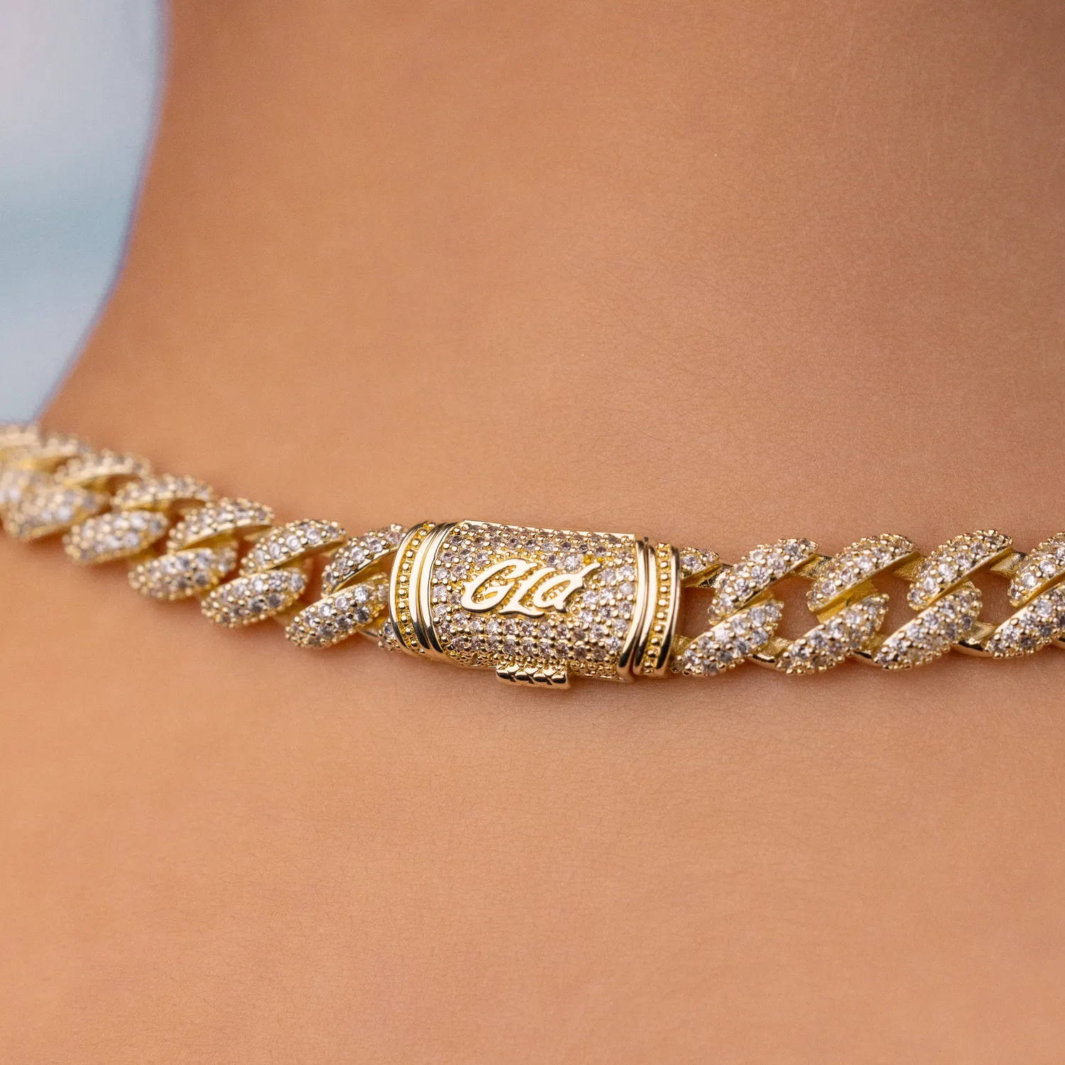 Birthstone Iced Cuban Necklace