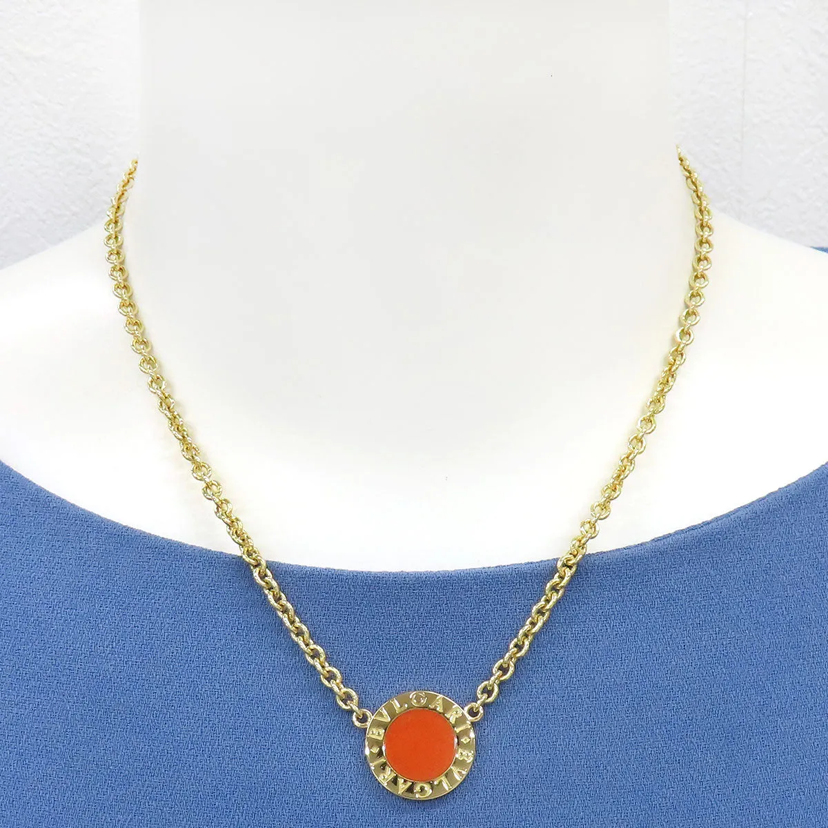 Bvlgari Coral Necklace K18YG