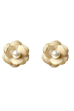Camellia Flower Earrings