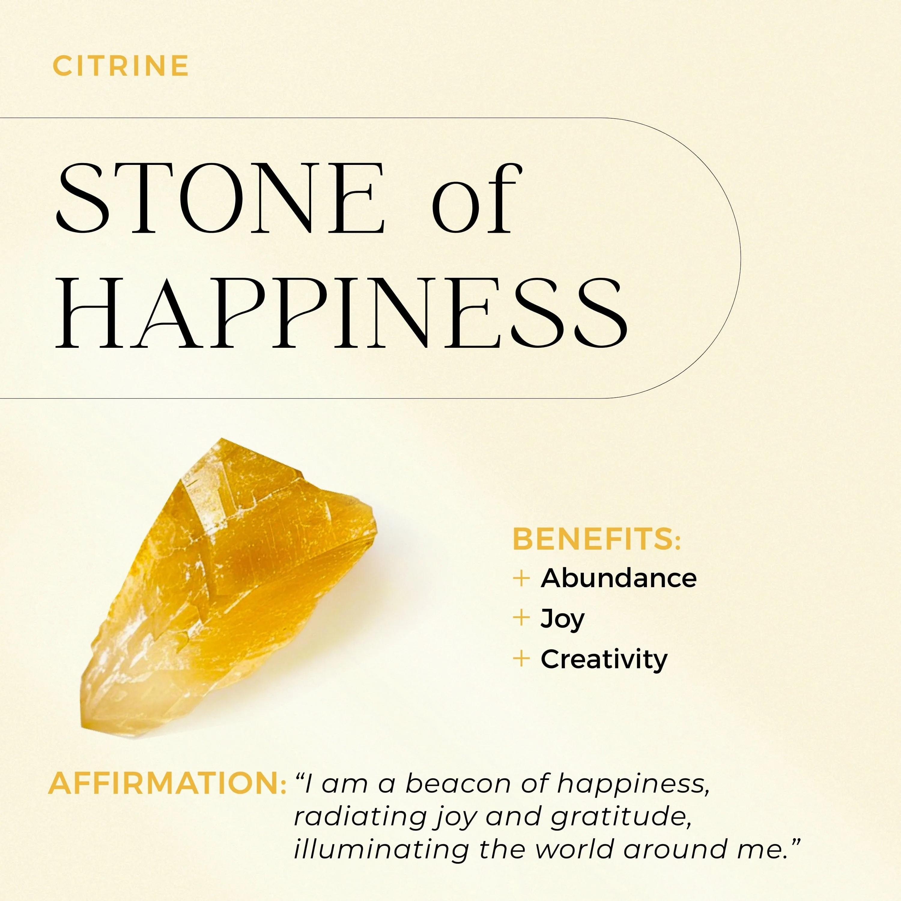 Citrine Birthstone Sway Necklace & Herringbone Chain