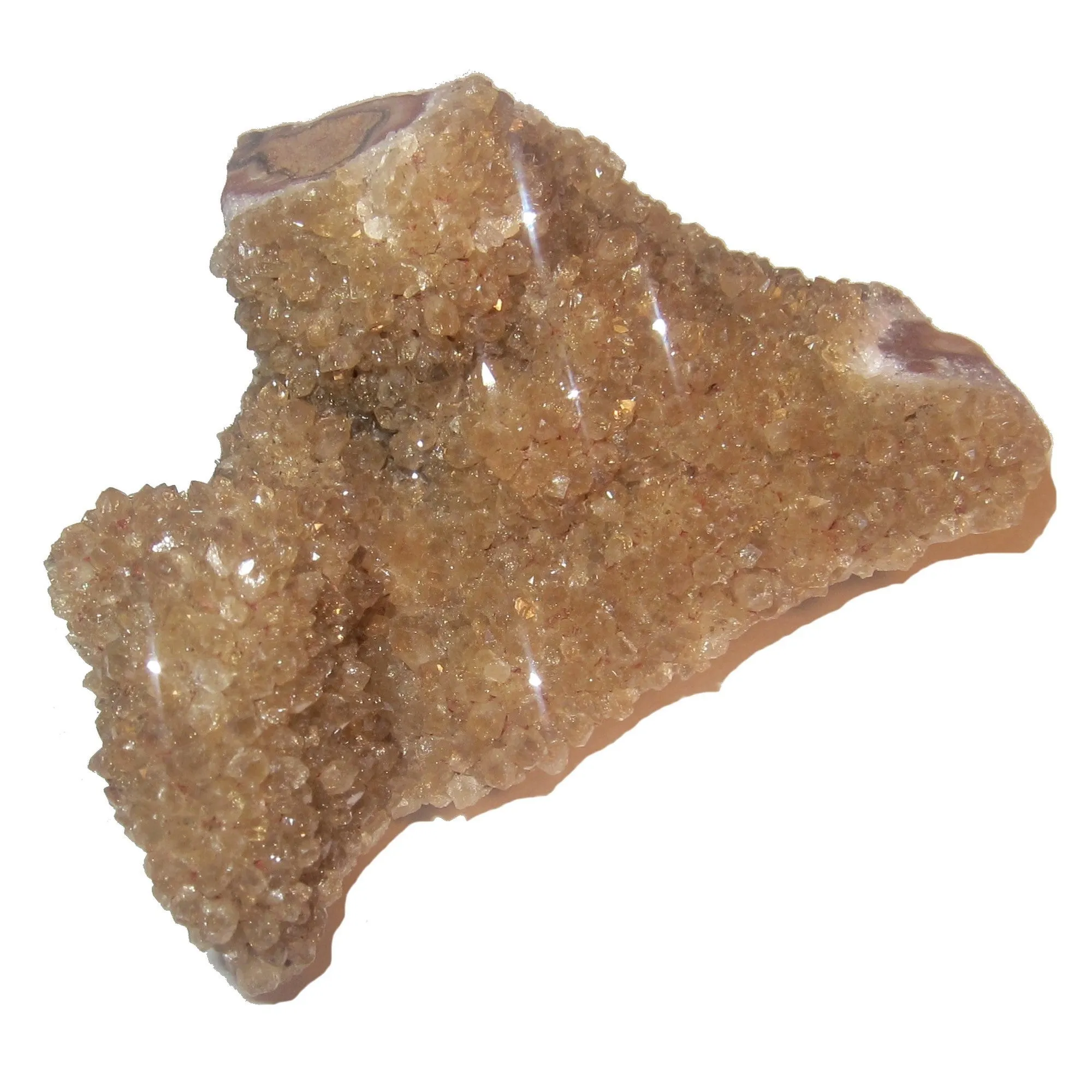 Citrine Cluster Brown Sugar Law of Attraction Stone