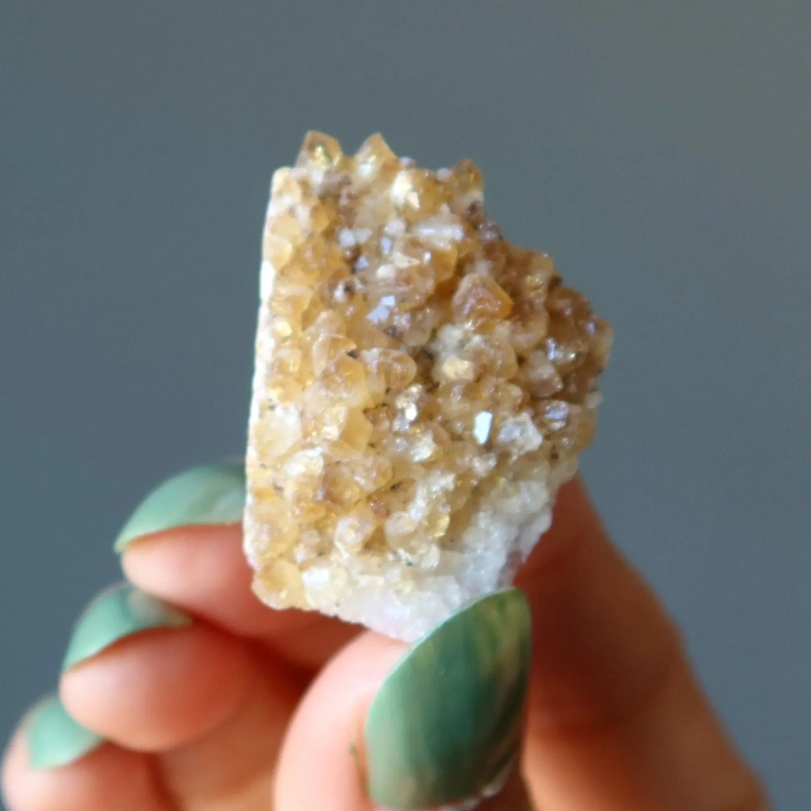 Citrine Cluster Brown Sugar Law of Attraction Stone