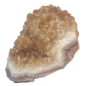 Citrine Cluster Brown Sugar Law of Attraction Stone