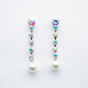 Clawed Jewels Pearl Drop Earrings