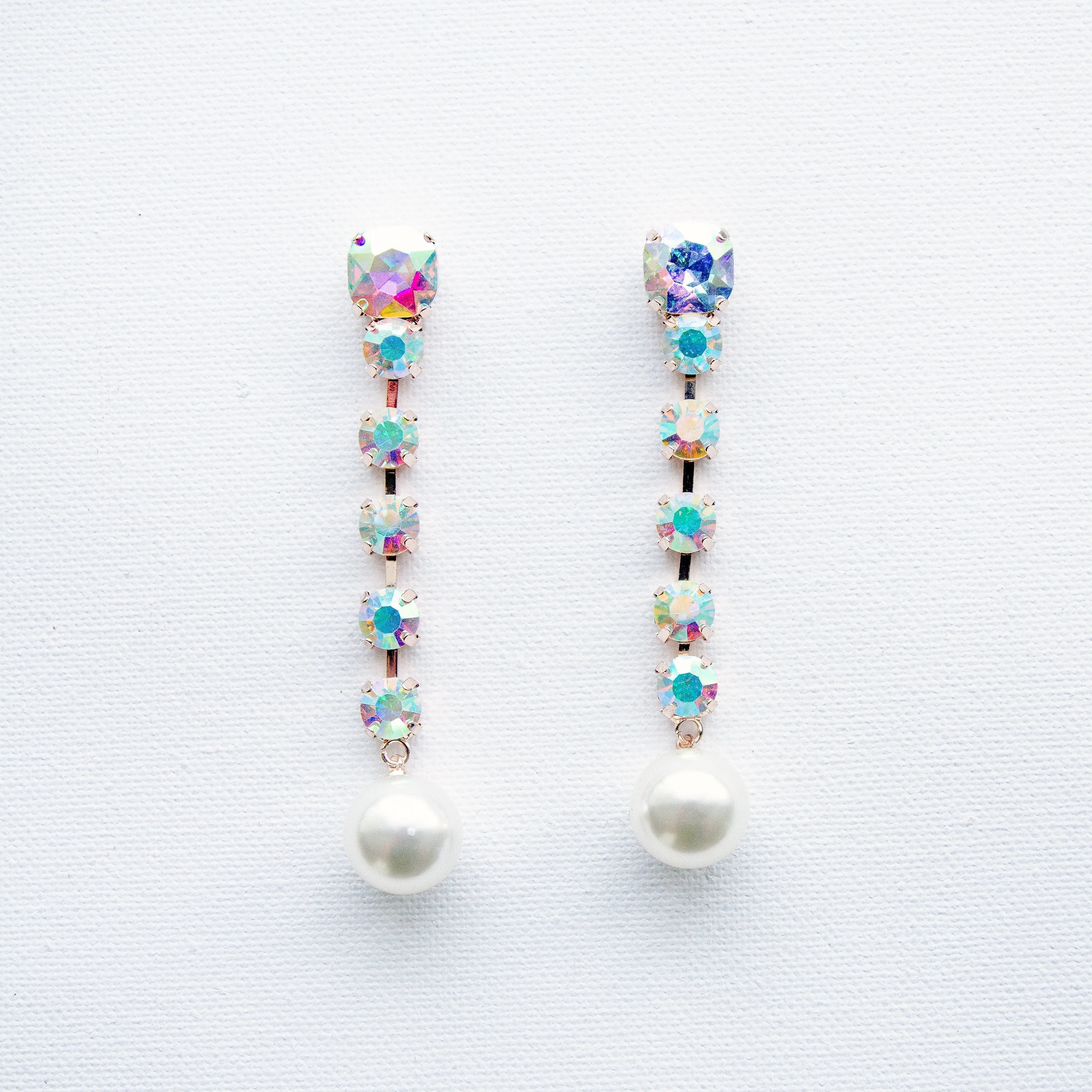 Clawed Jewels Pearl Drop Earrings