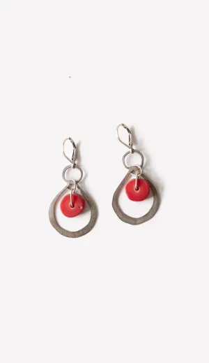 Coral & Oval Sterling