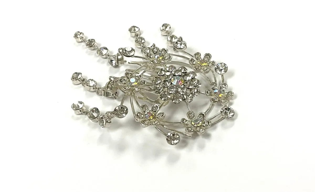 Crystal Drop Diamanté Hair Clip