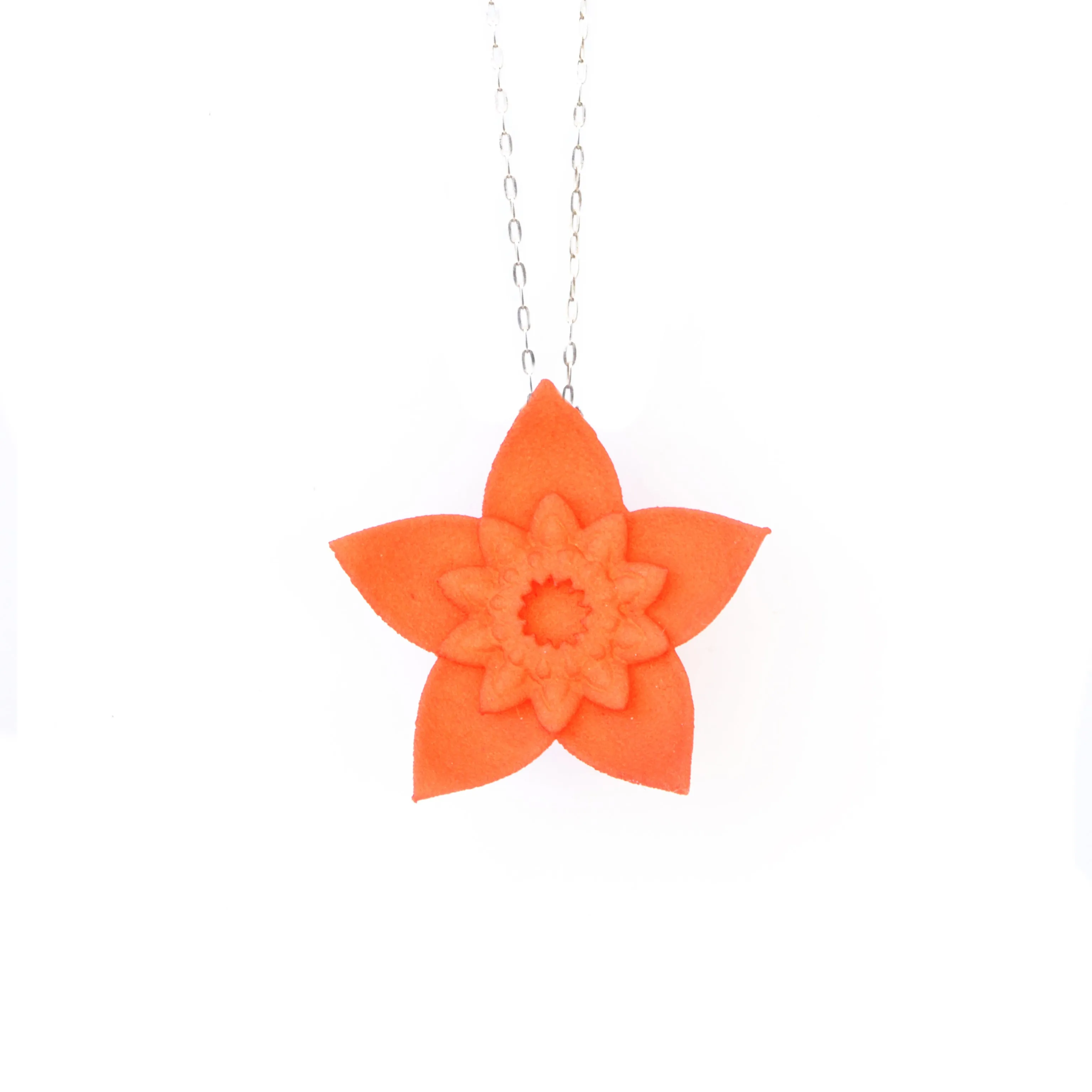Dahlia Flower Pendant