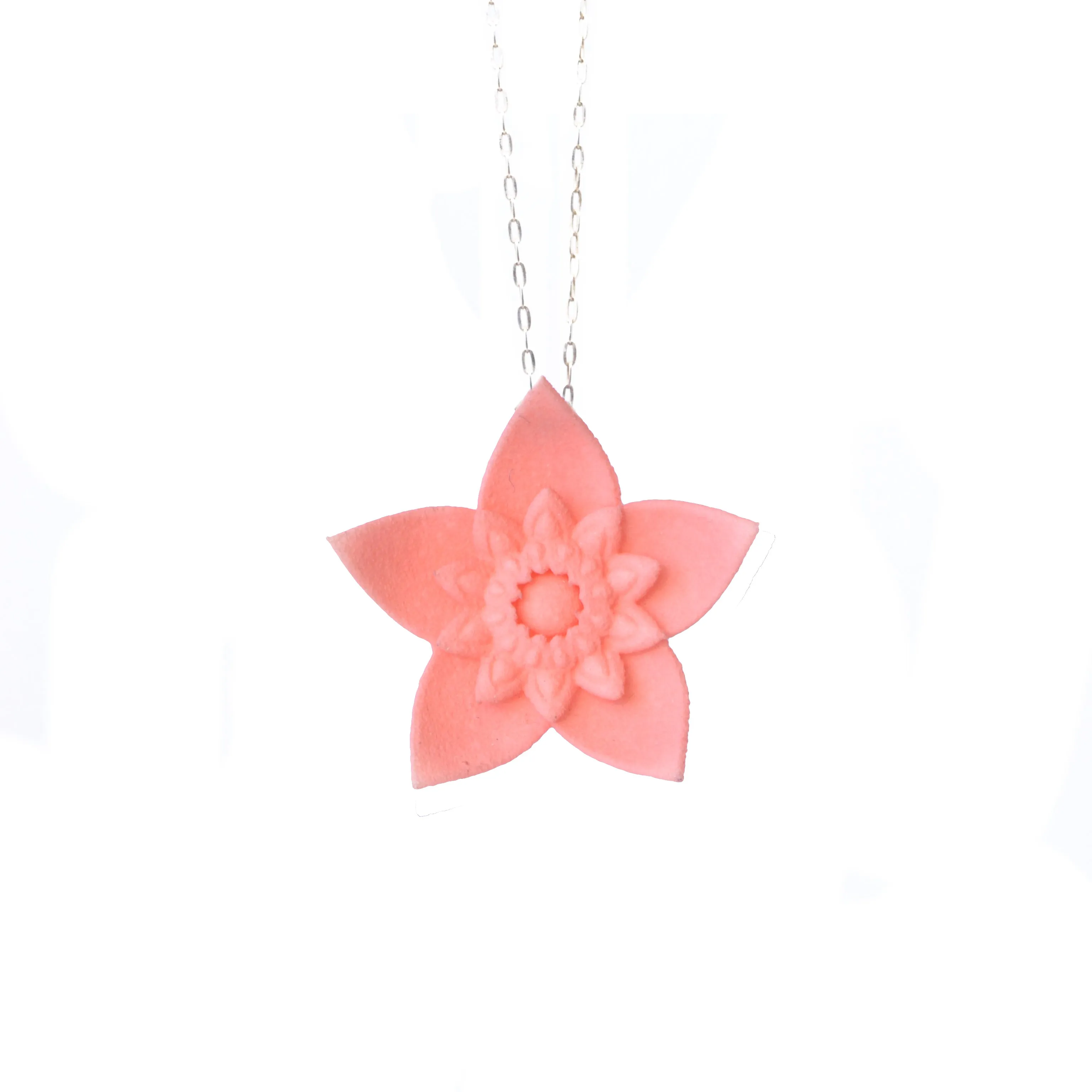 Dahlia Flower Pendant