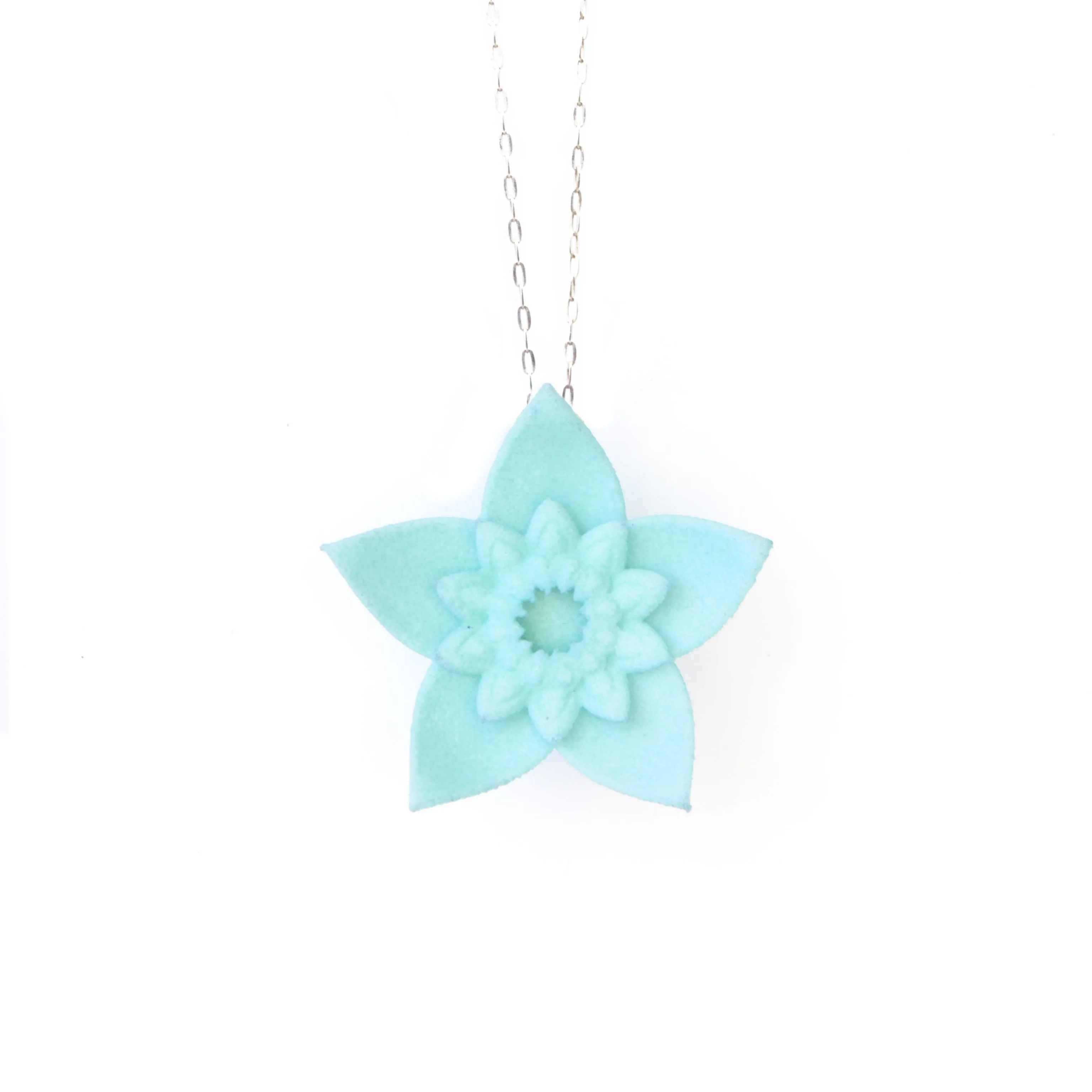Dahlia Flower Pendant