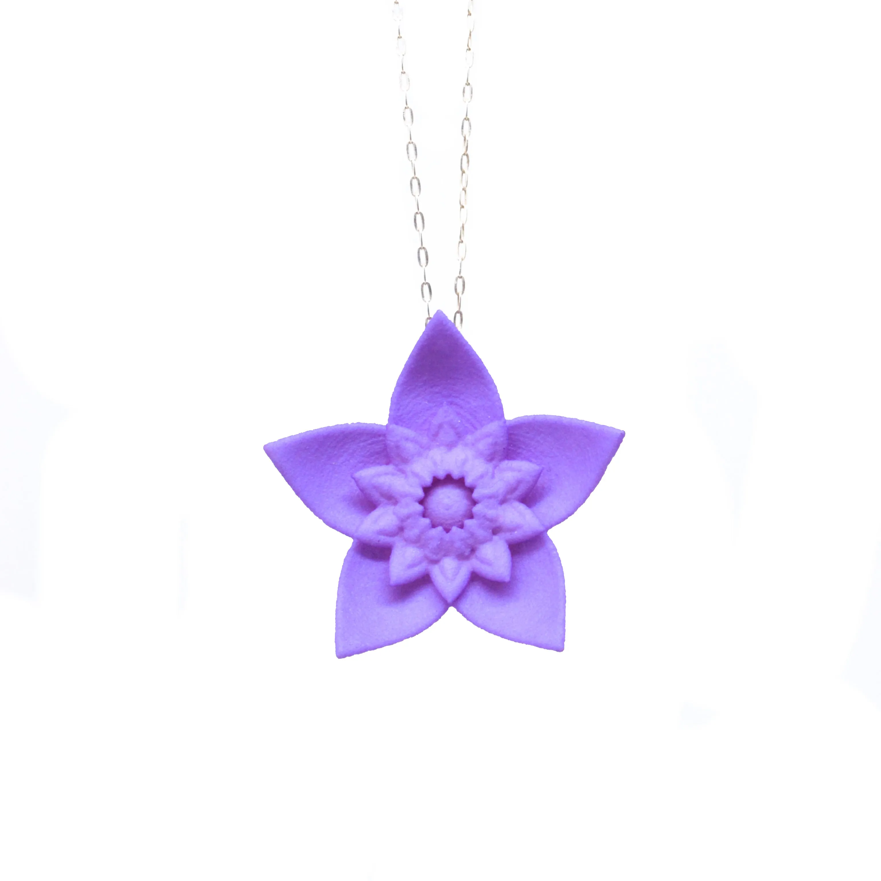 Dahlia Flower Pendant