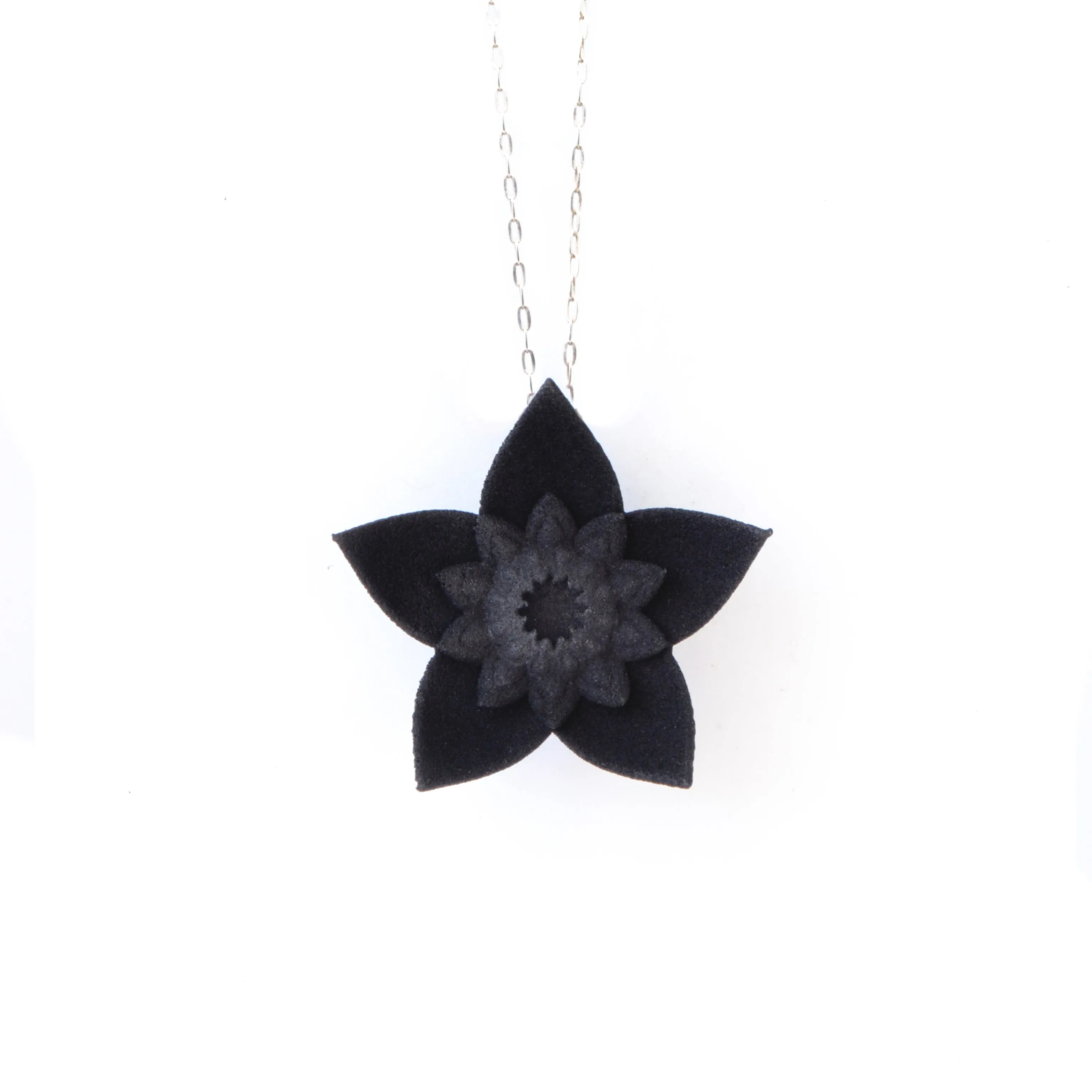 Dahlia Flower Pendant