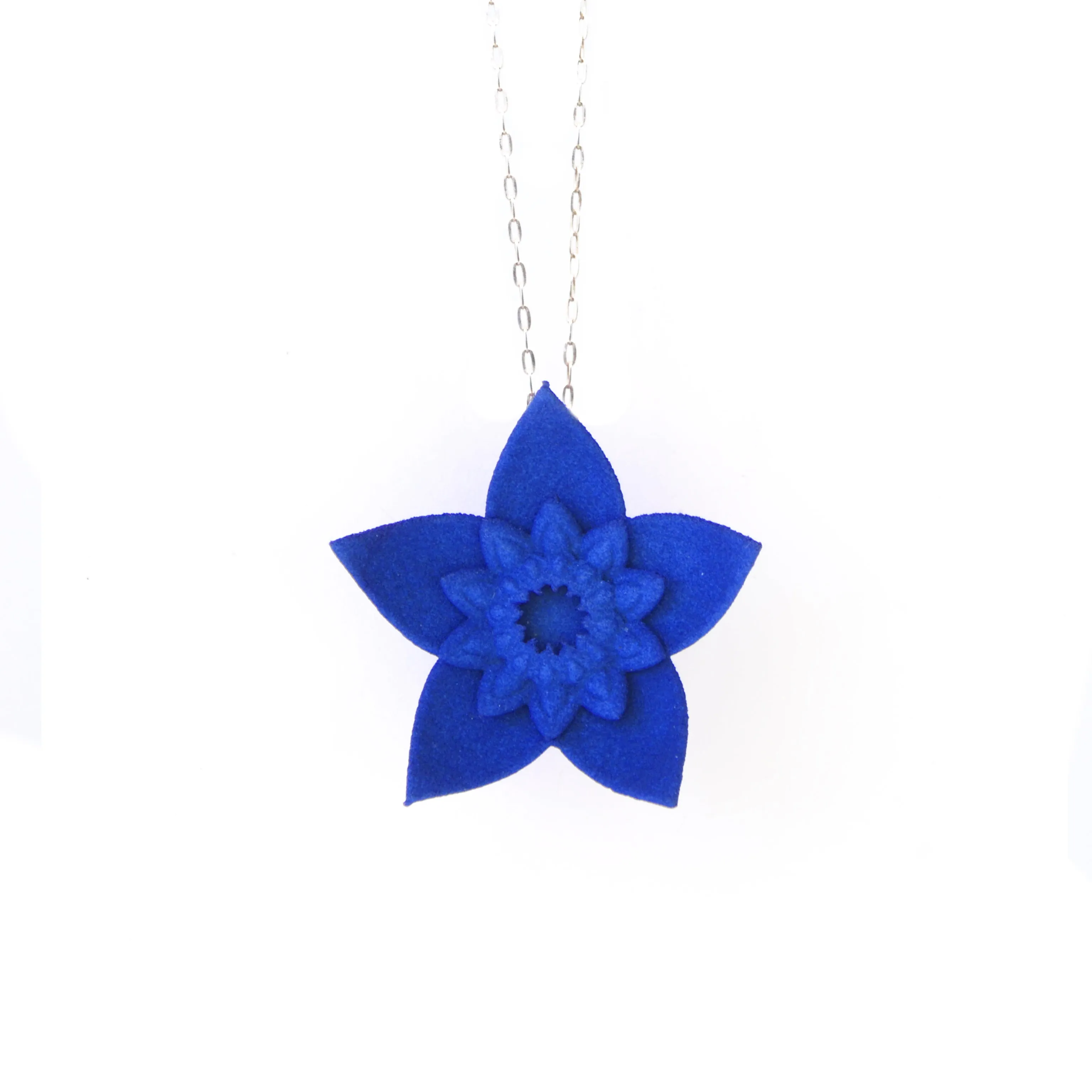 Dahlia Flower Pendant