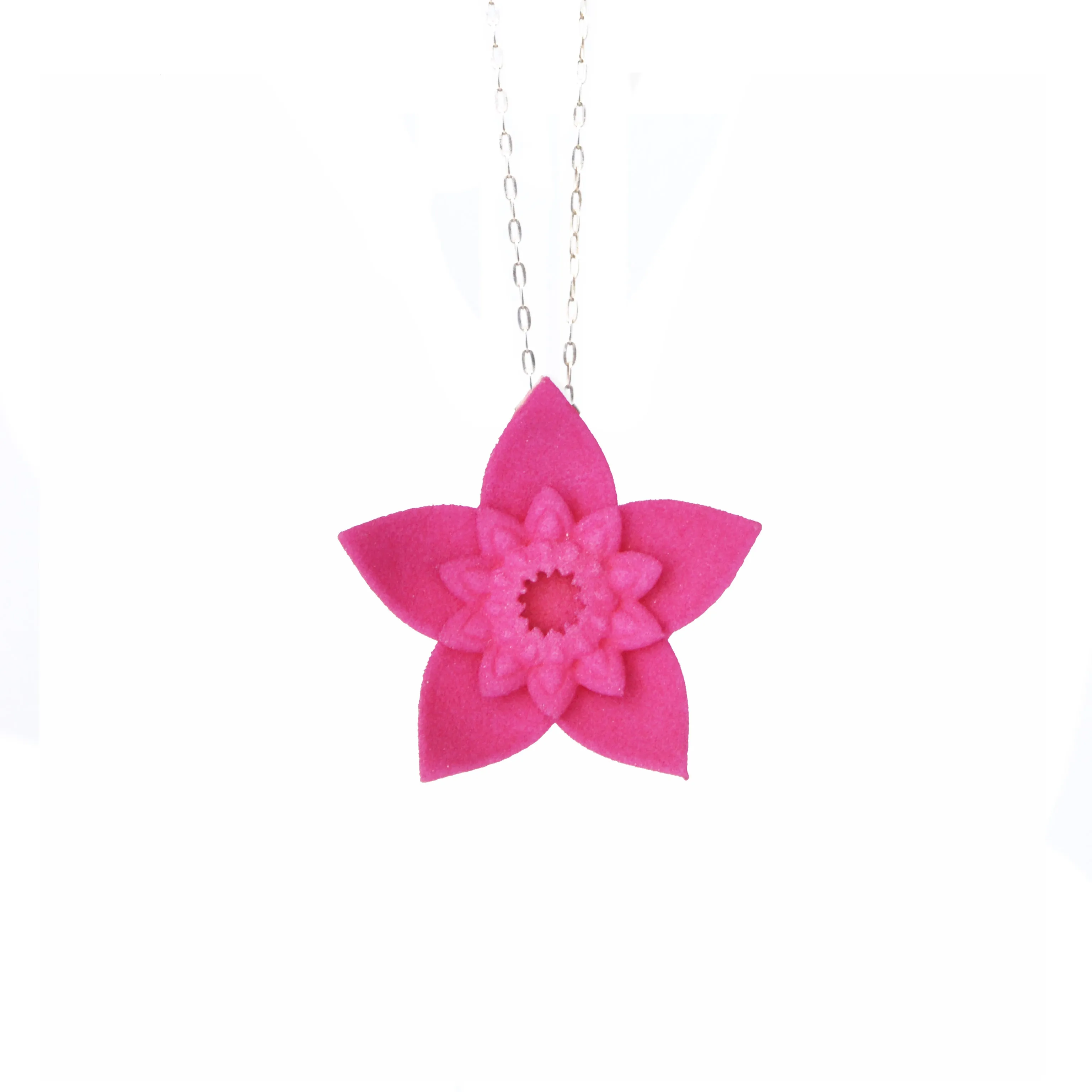 Dahlia Flower Pendant