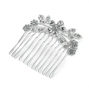 Daisy Crystal Flower Spray Hair Comb