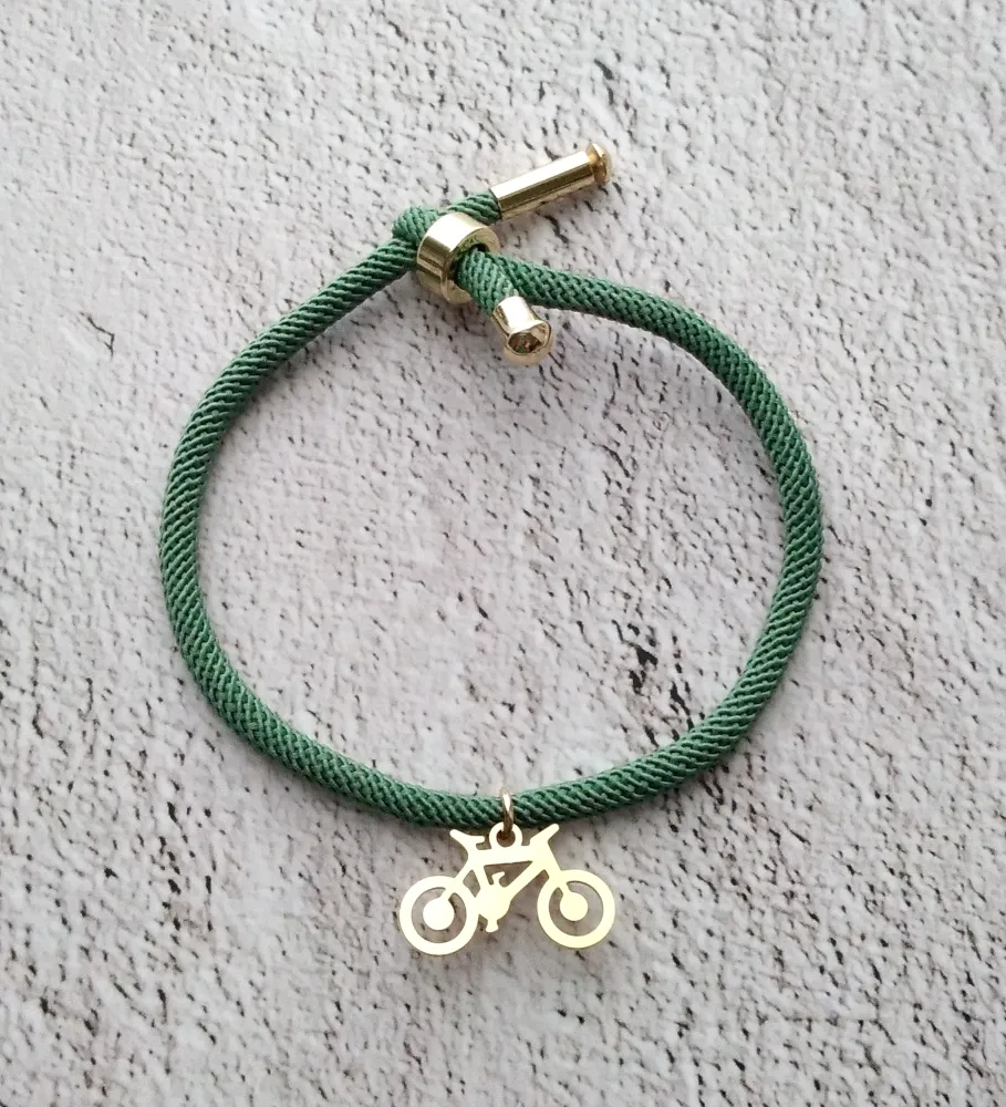 Dani Bike Corded Slider Bracelet