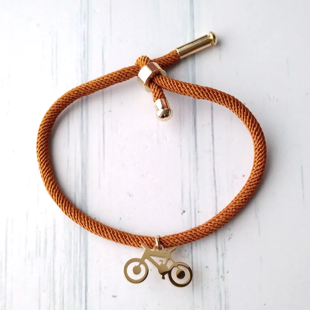 Dani Bike Corded Slider Bracelet