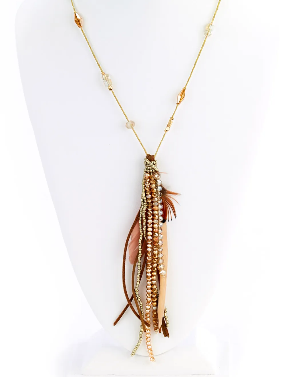 Feather Pendant Necklace