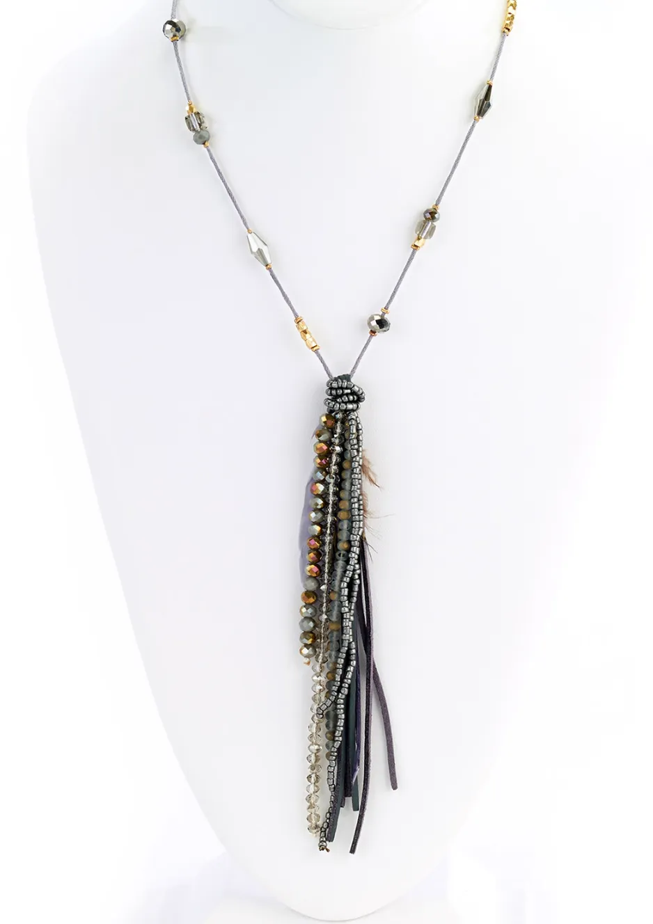 Feather Pendant Necklace