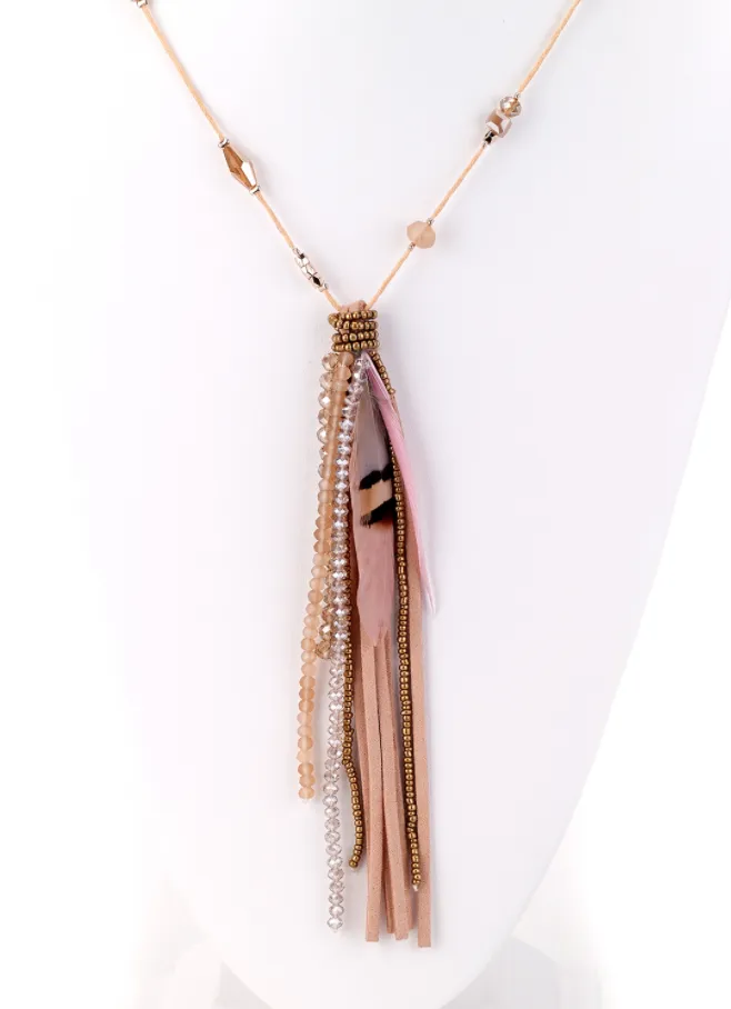 Feather Pendant Necklace
