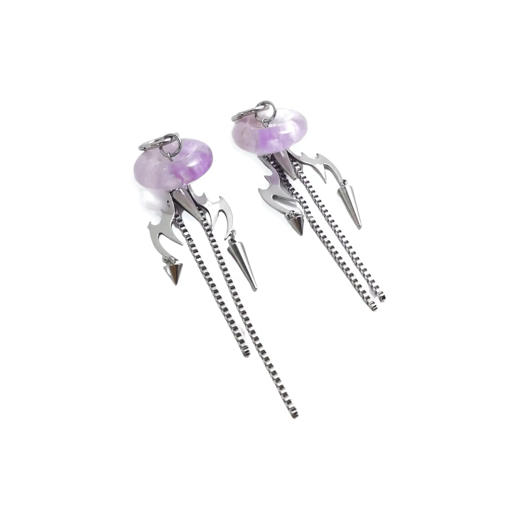 Fervooor Electric Jellyfish earrings