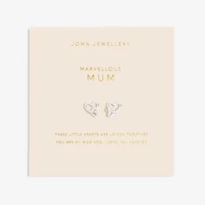 Forever Yours Marvellous Mum Silver Plated Earrings 6761