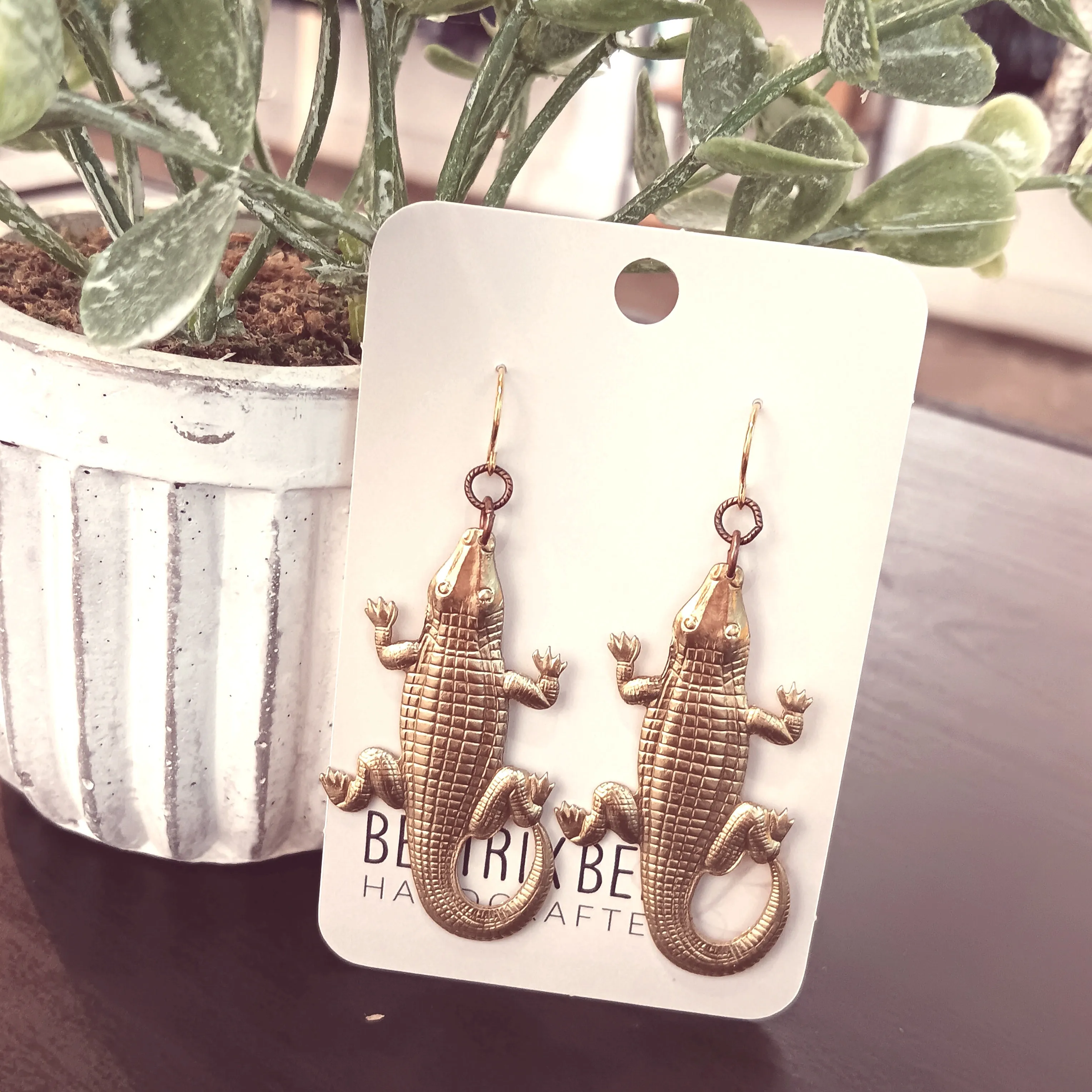 Gator Earrings