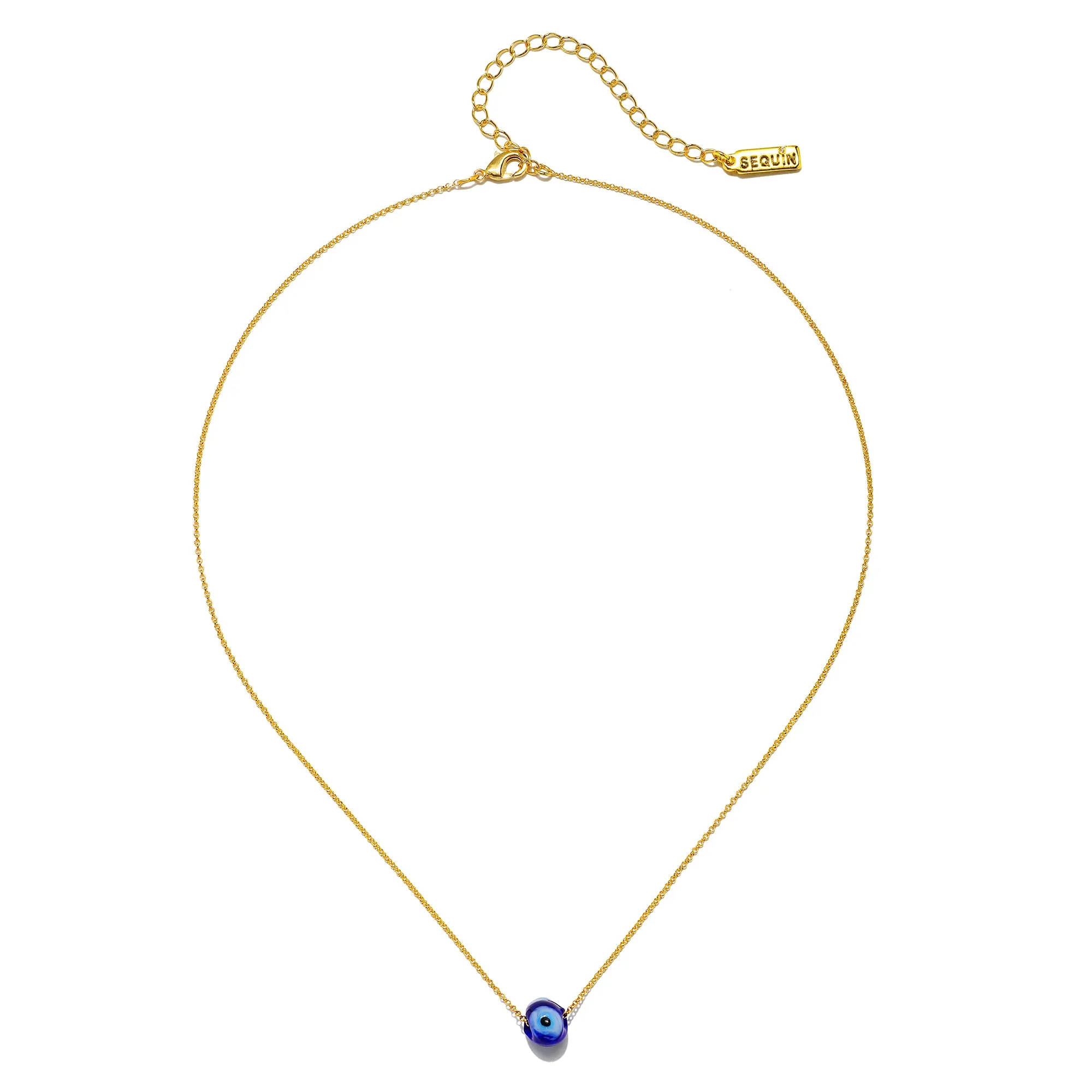 Glass Evil Eye Necklace