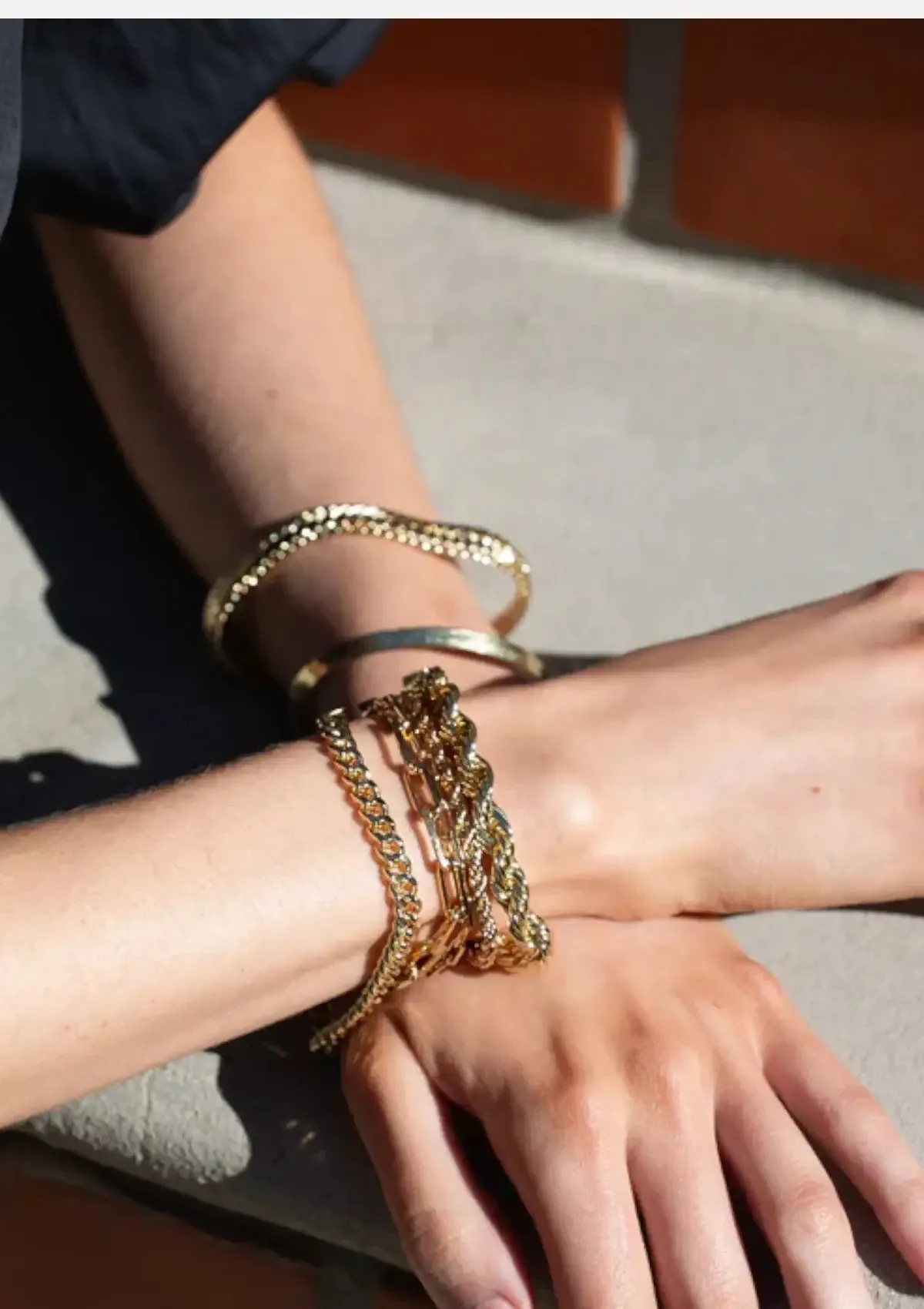 Gold Chunky Monaco Bracelet