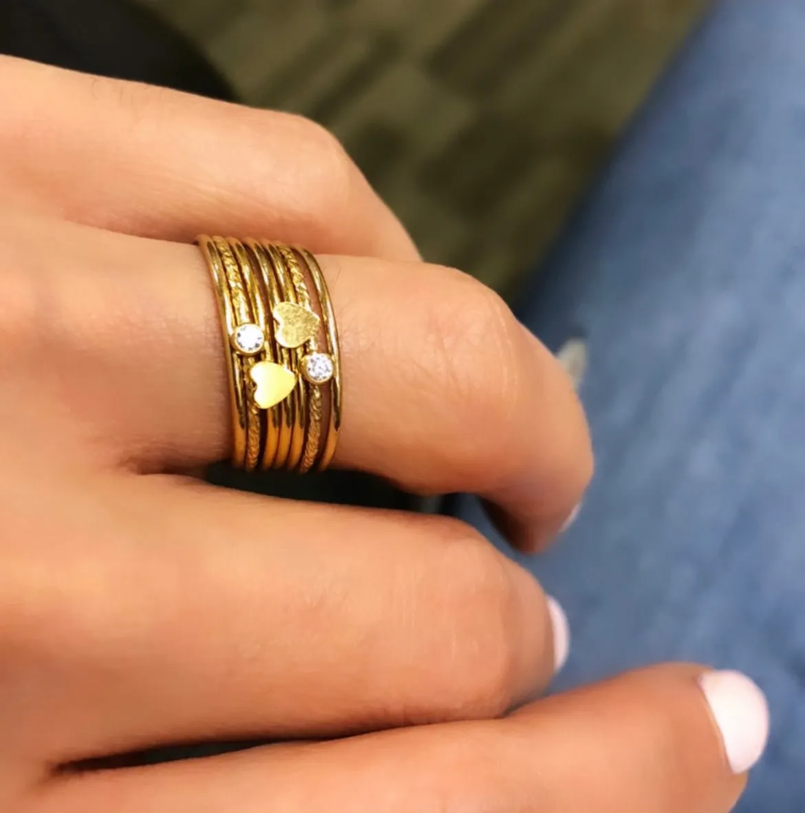 Gold Filled Delicate Glitz Ring