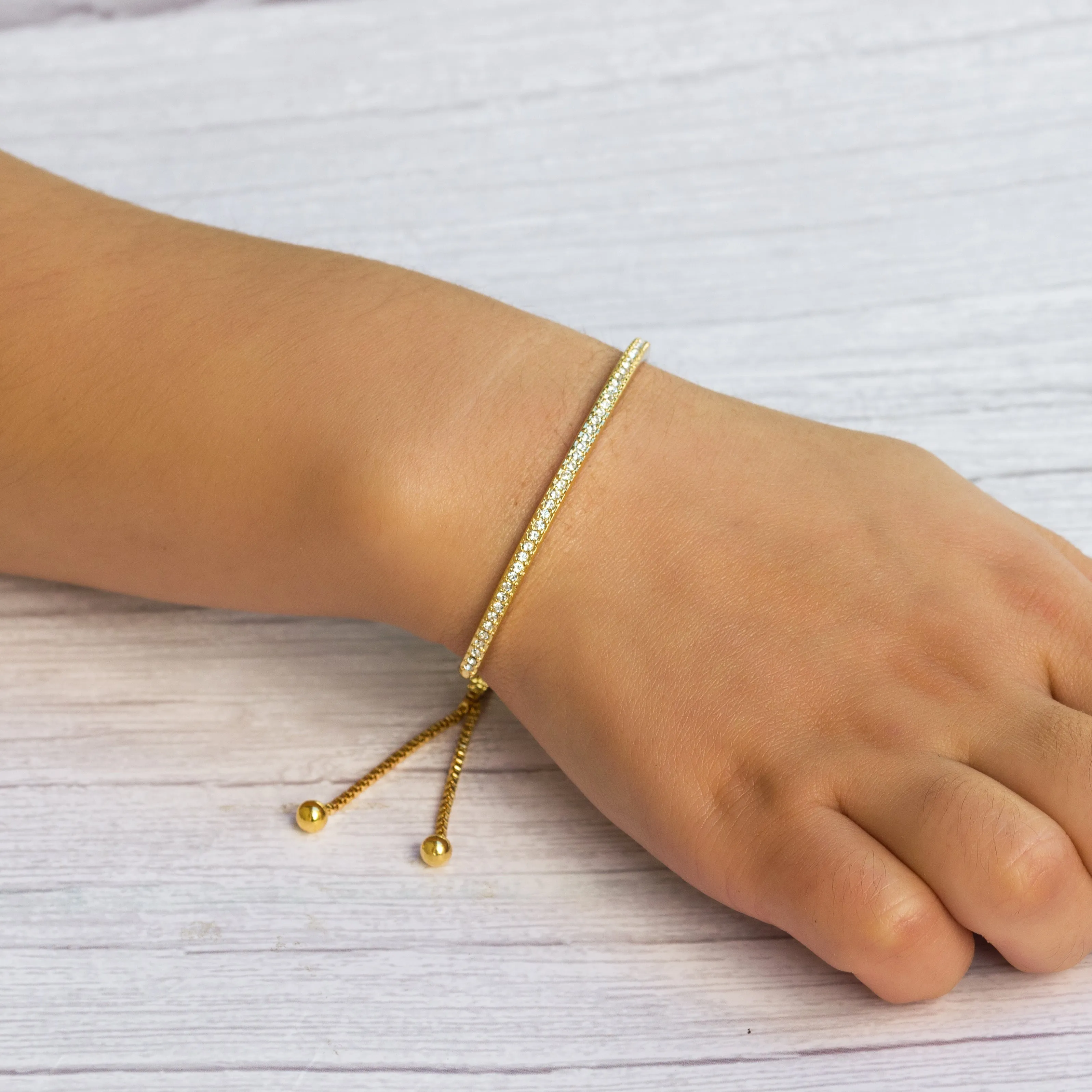 Gold Plated Friendship Set Created with Zircondia® Crystals