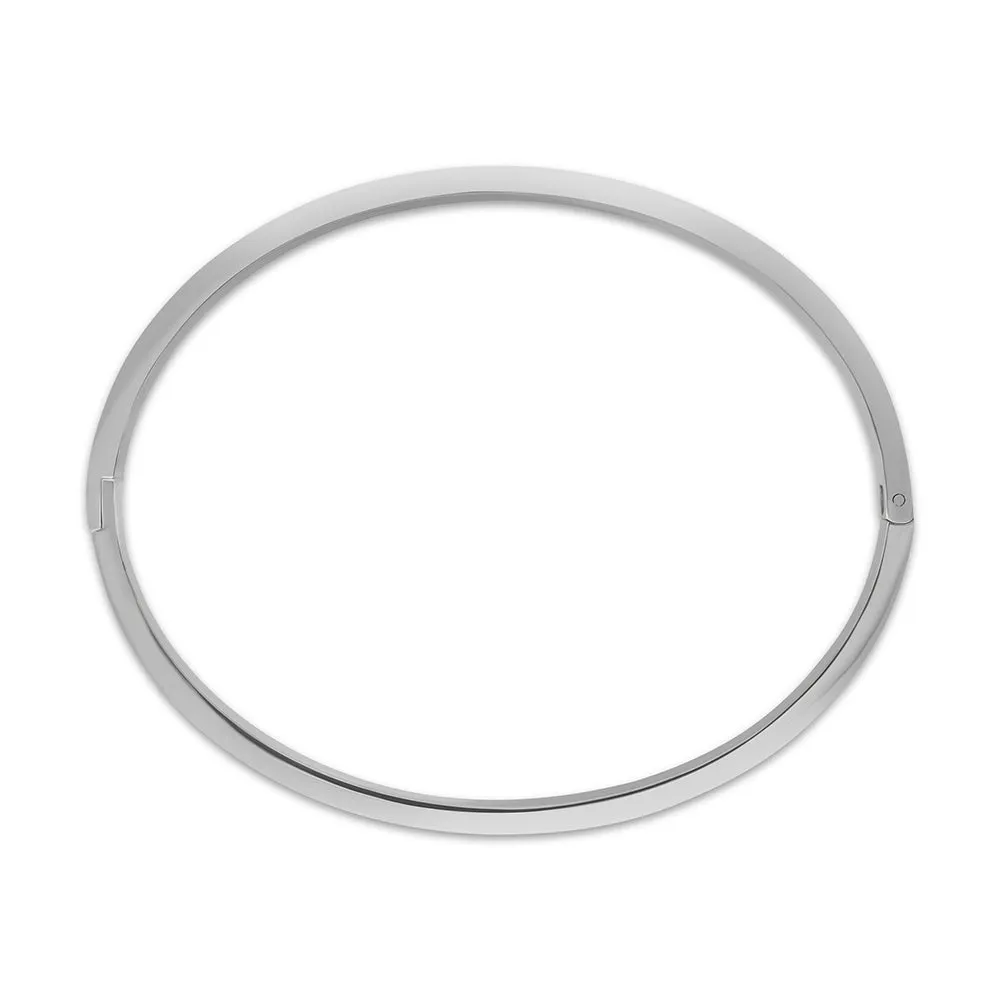 Grace Silver Toned Bangle
