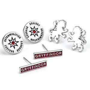 Gryffindor Set of 3 Stud Earrings