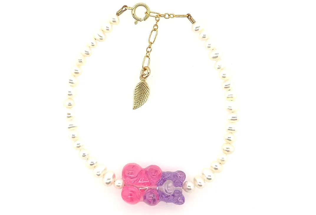 GUMMY BEAR OMBRE PEARL BRACELET